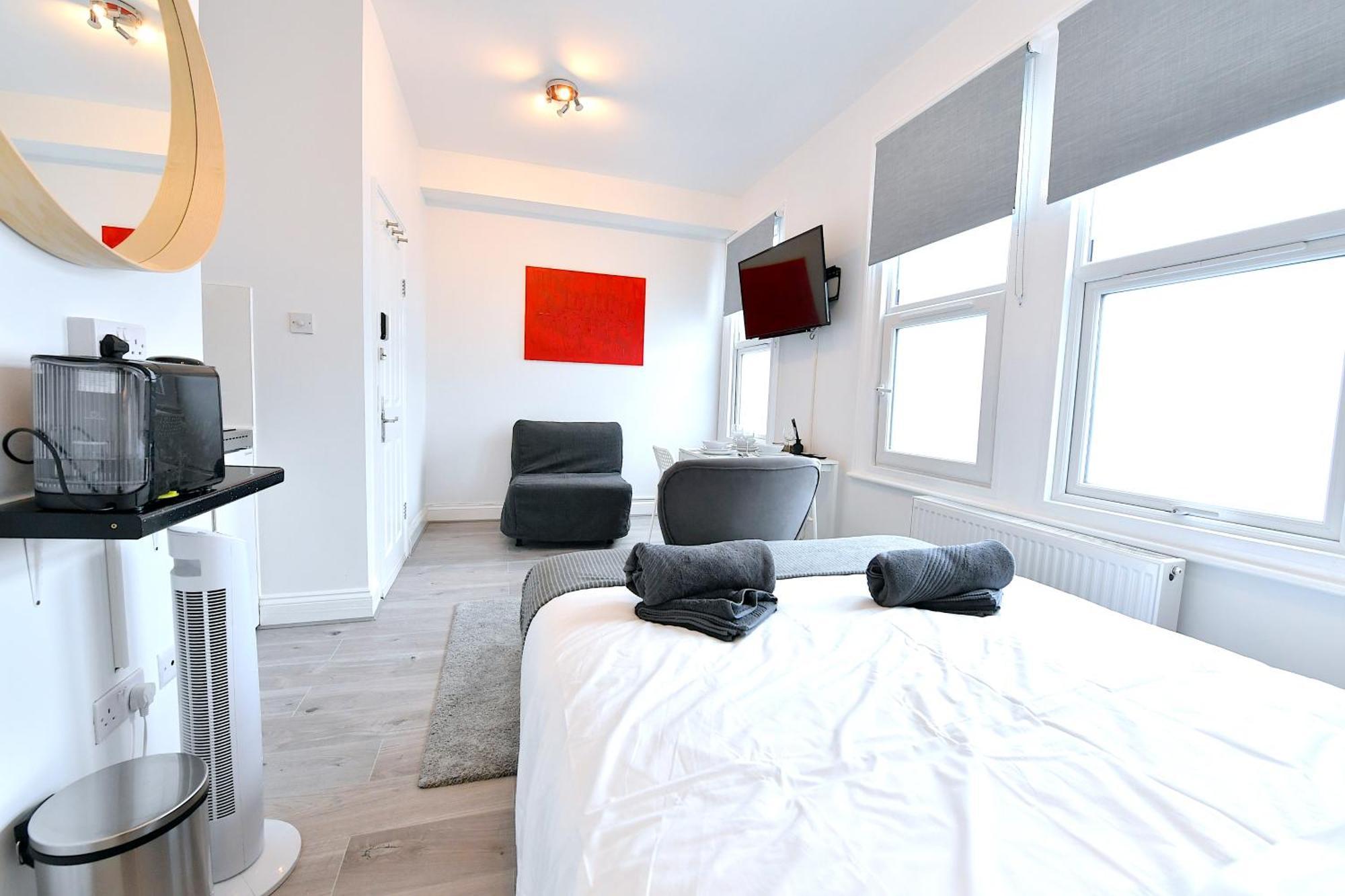 Central London Luxury Studios Fulham Close To Underground Newly Refurbished Exteriör bild